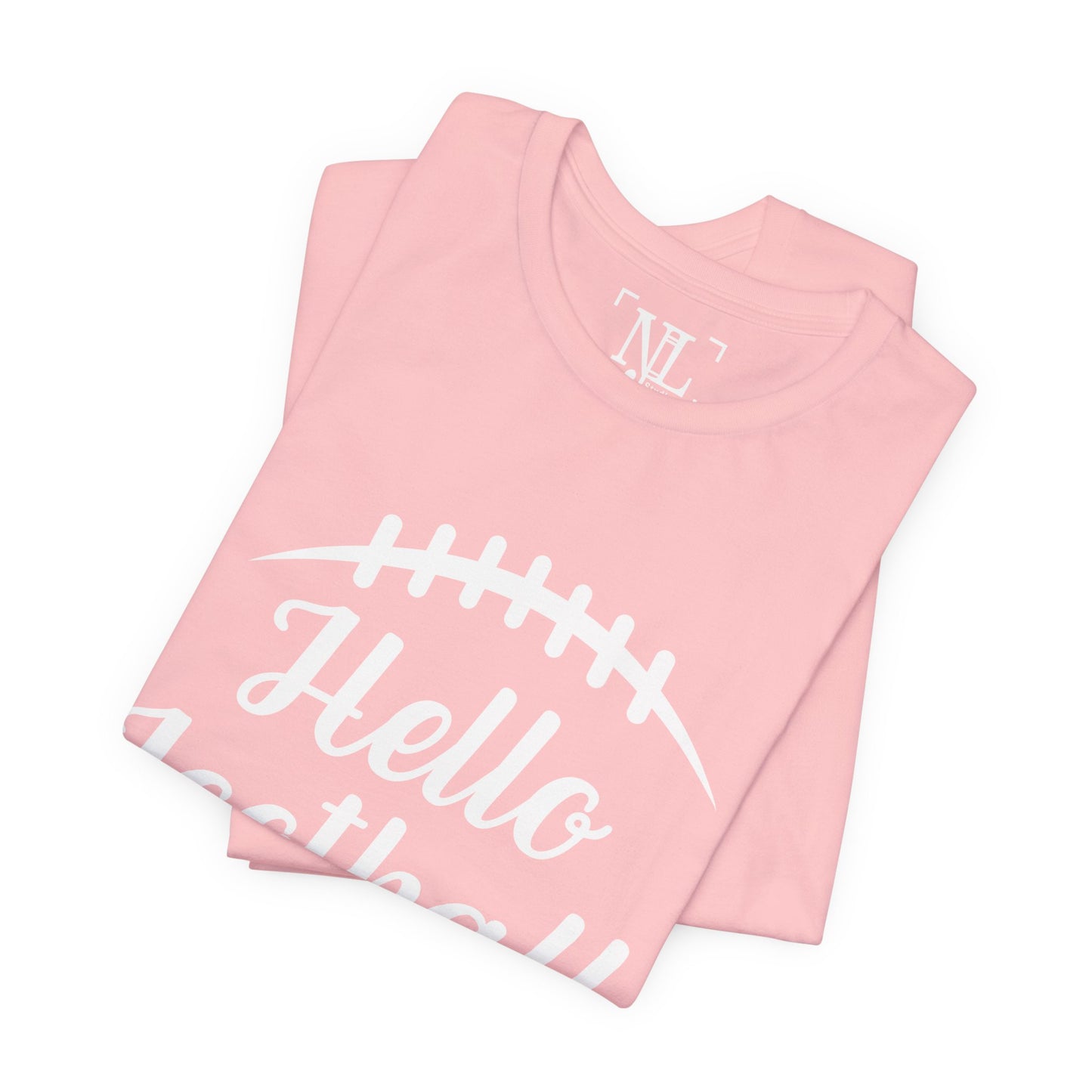 Hello Football Season - Graphic Tee (White Text)