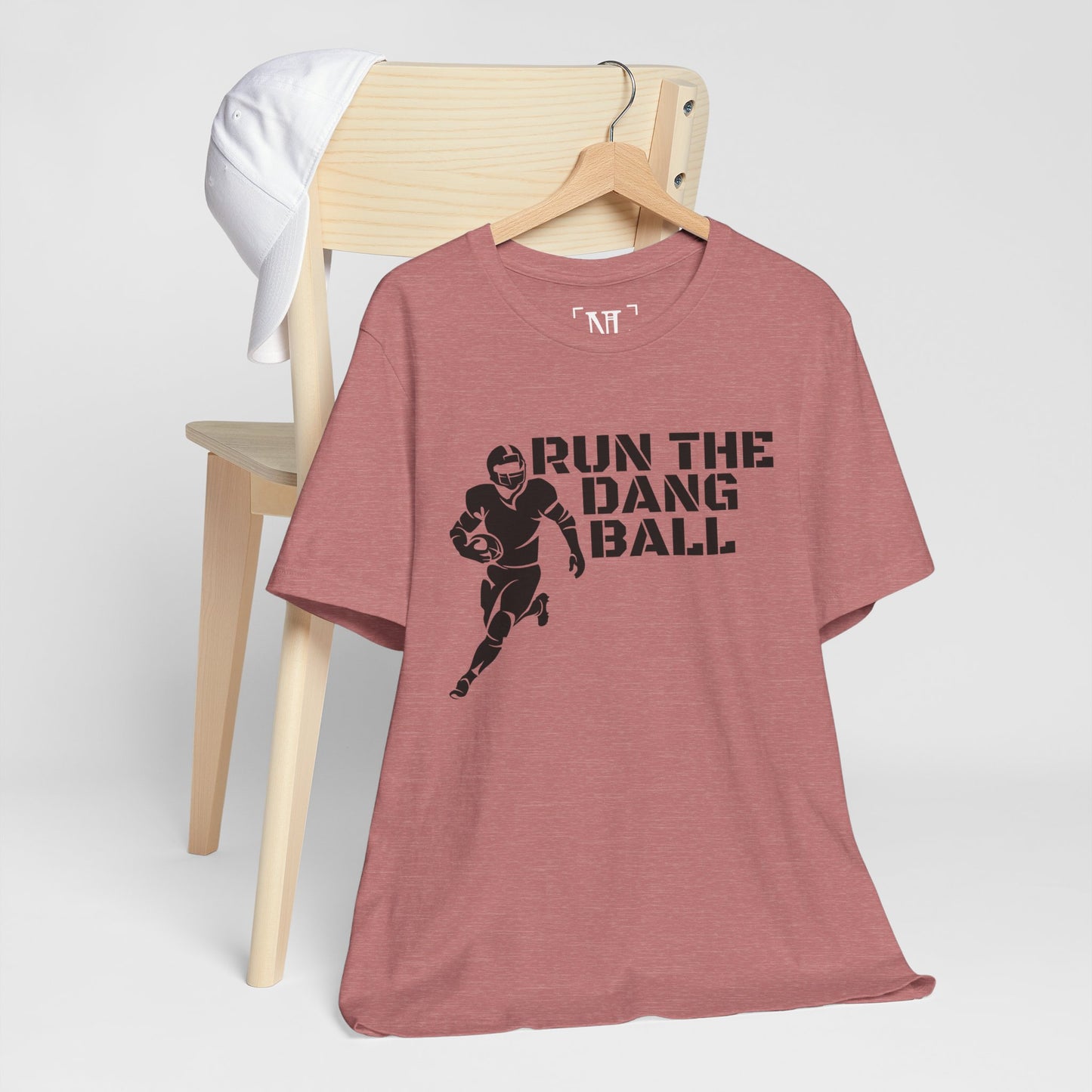 Run the Dang Ball T-Shirt — Football Player Graphic Tee