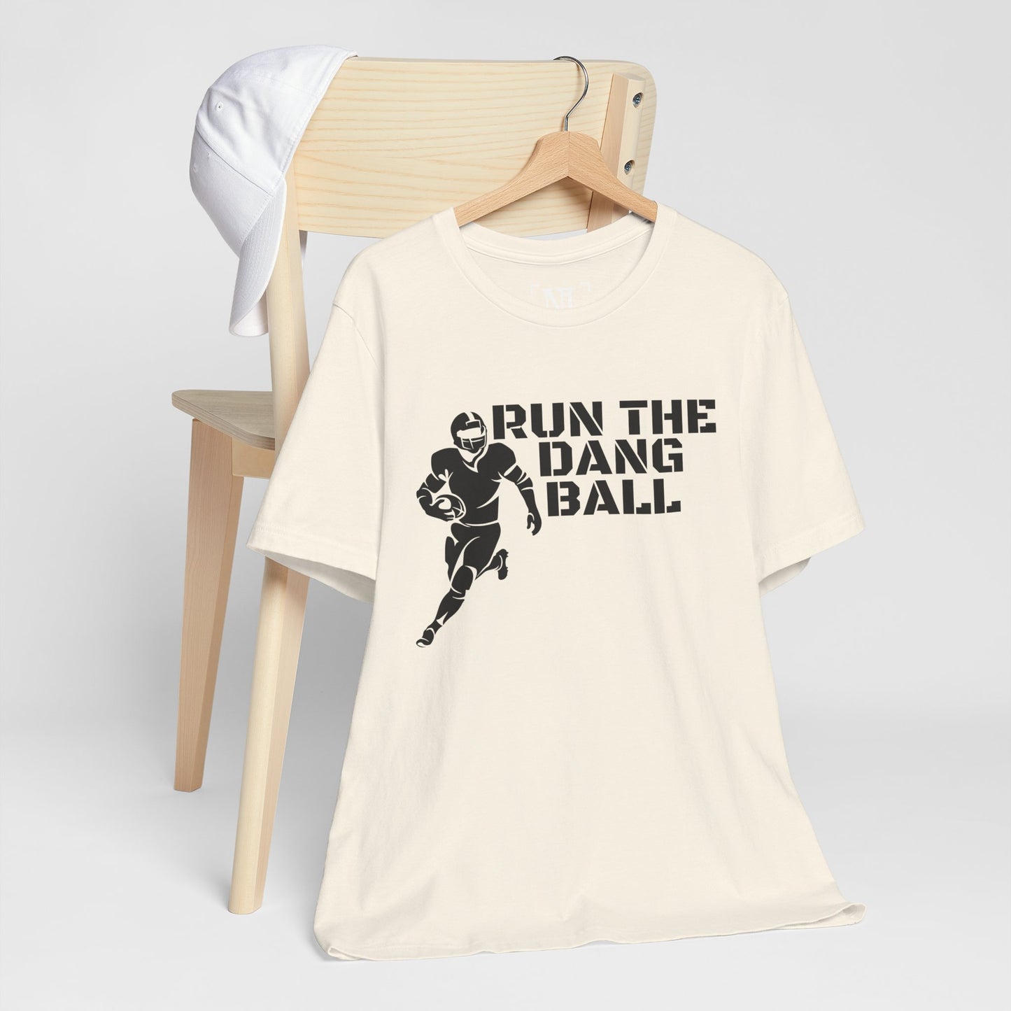Run the Dang Ball T-Shirt — Football Player Graphic Tee