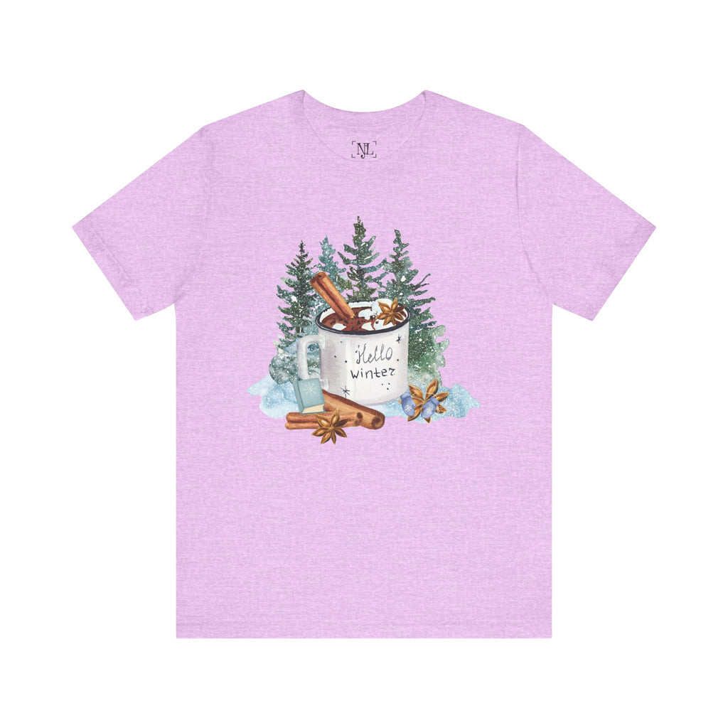 Hello Winter Mug Short Sleeve Tee