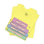Book Lover Tee — "Just One More Chapter Unless There’s A Cliffhanger" Pastel Graphic