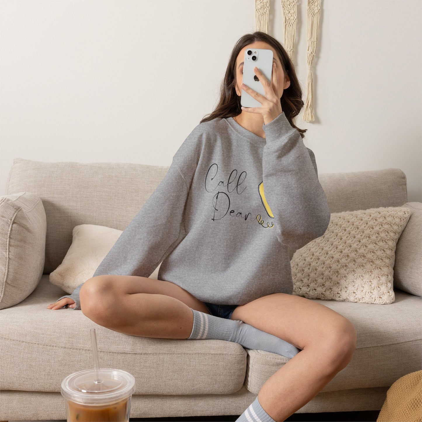 Call Dean - Hockey Romance Inspired Sweatshirt
