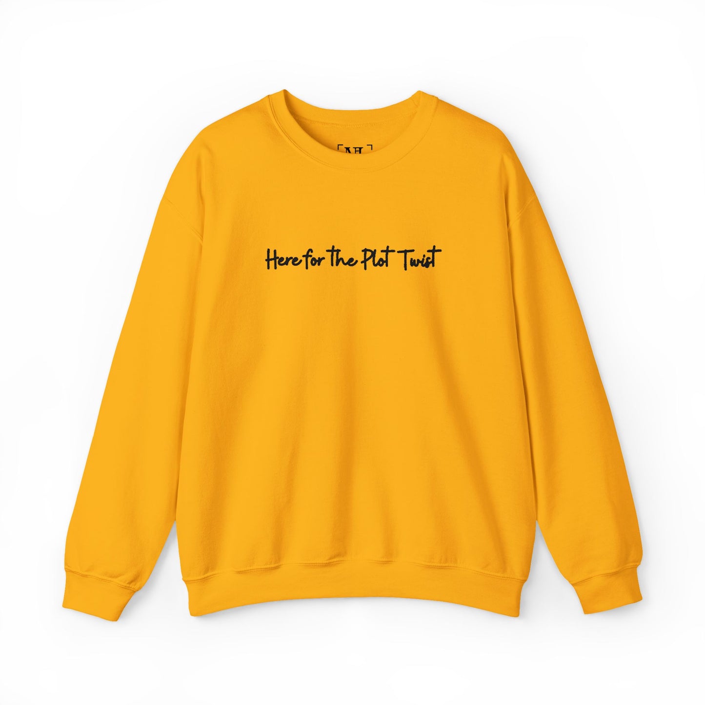 Here for the Plot Twist - Bookish Villa Inspired Embroidered Sweatshirt
