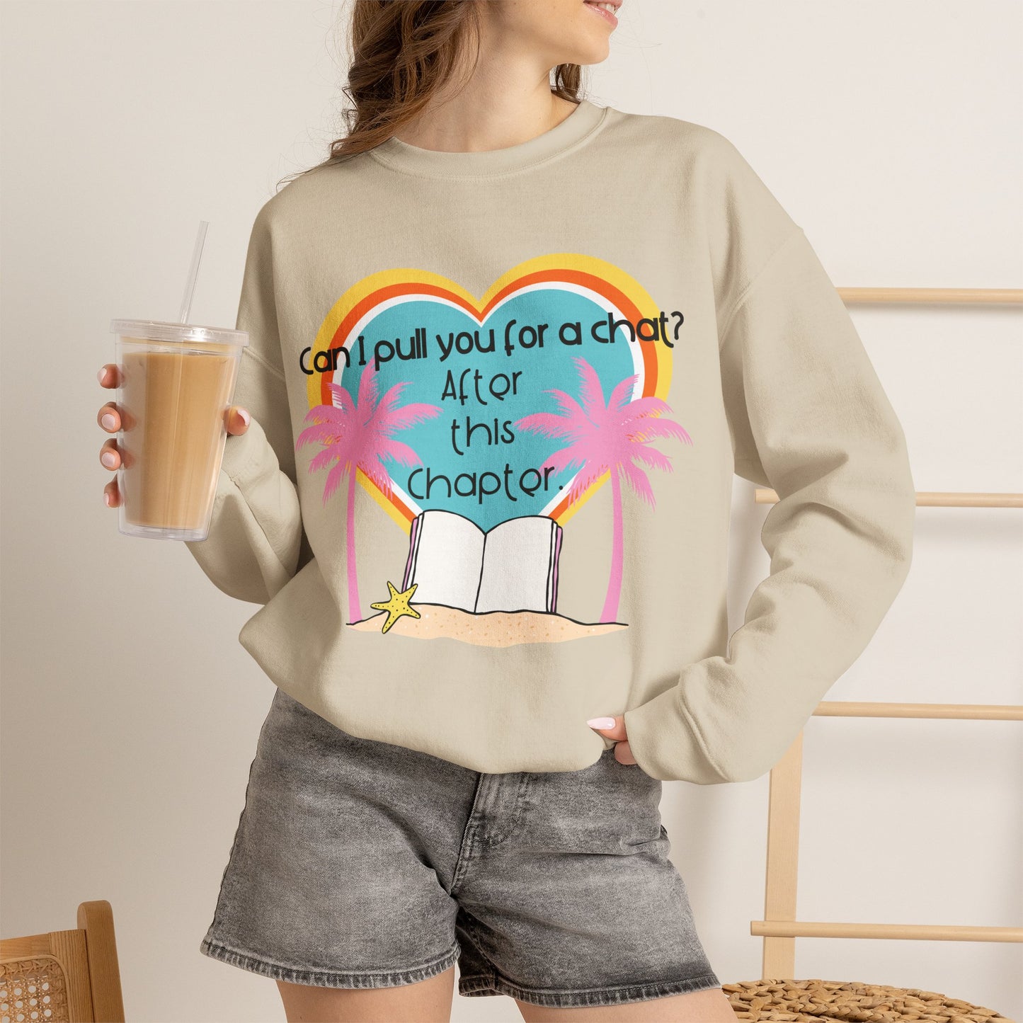 Can I Pull You for a Chat? - Bookish Villa Inspired Crewneck Sweatshirt