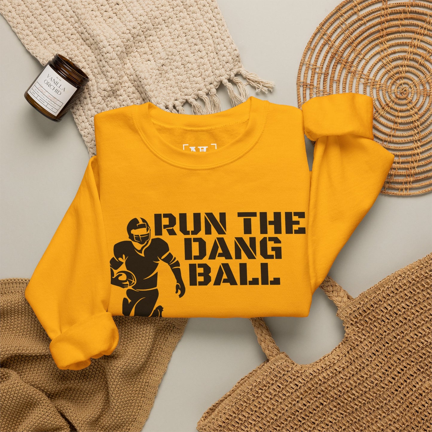 Football 'Run the Dang Ball' Crewneck Sweatshirt