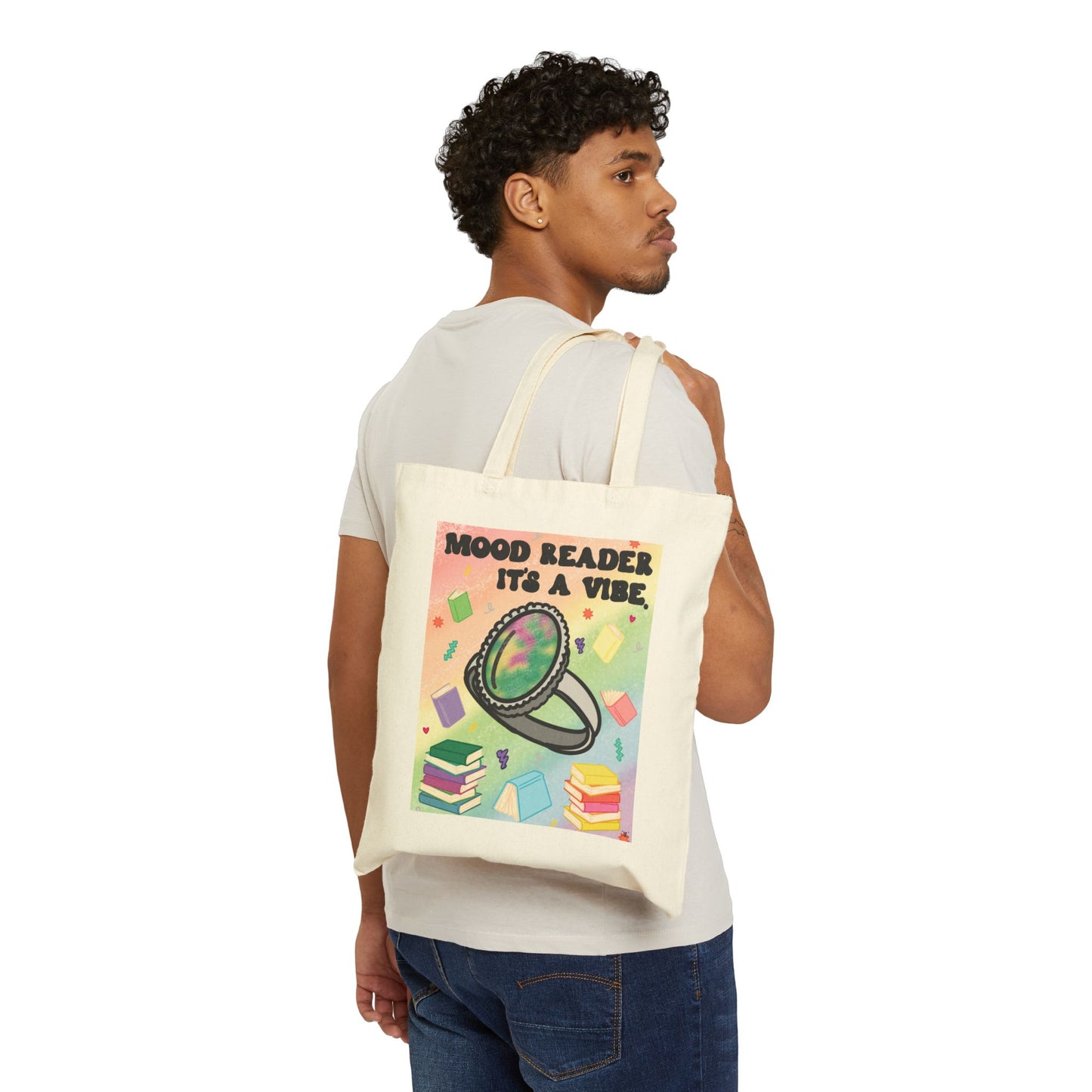 Mood Reader, It’s a Vibe - Bookish Tote Bag (without Genres)