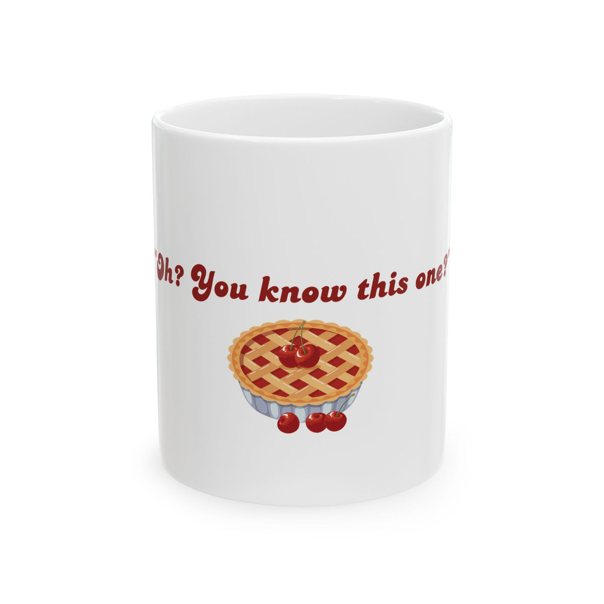 Oh, you know this one? Cherry Pie - Hockey Romance Inspired Mug
