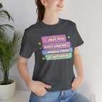 Book Lover Tee — "Just One More Chapter Unless There’s A Cliffhanger" Pastel Graphic