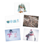 Winter Wonderland Greeting Cards — 5-Pack Assorted Seasonal Designs