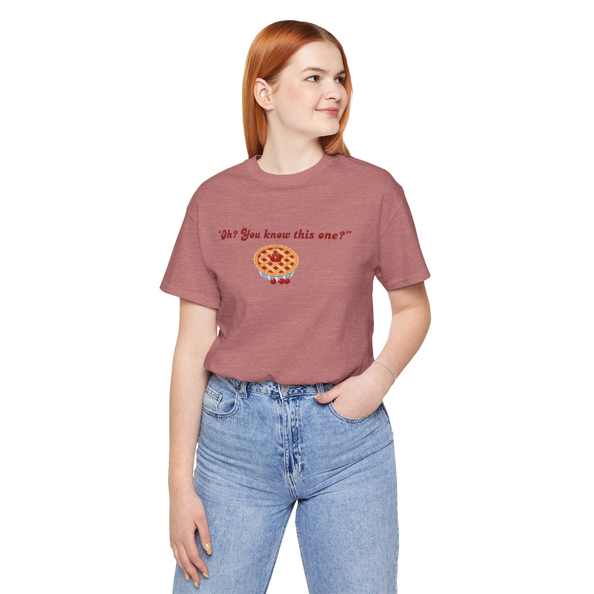 "Oh? You know this one?" Cherry Pie - Hockey Romance Inspired Tee