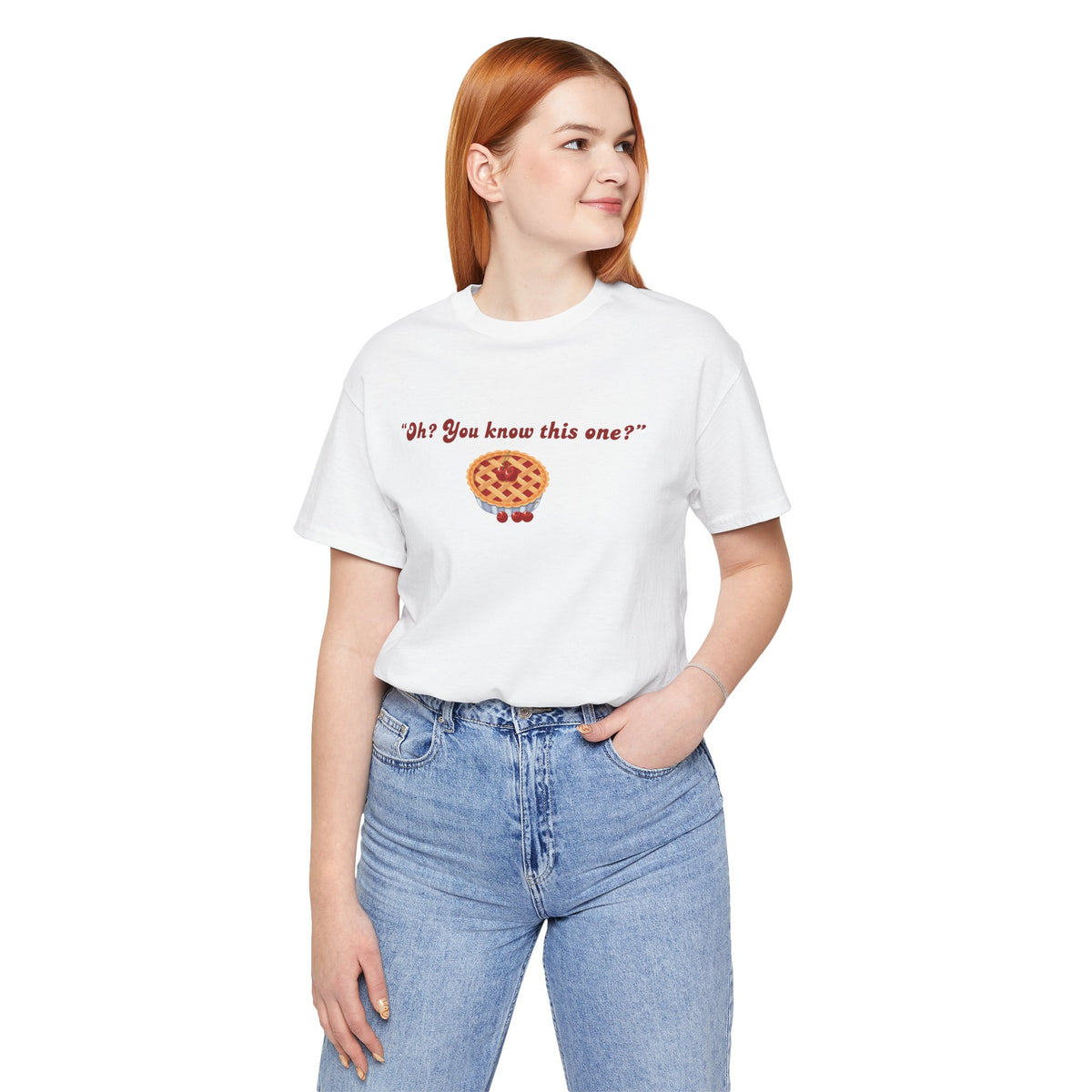 "Oh? You know this one?" Cherry Pie - Hockey Romance Inspired Tee