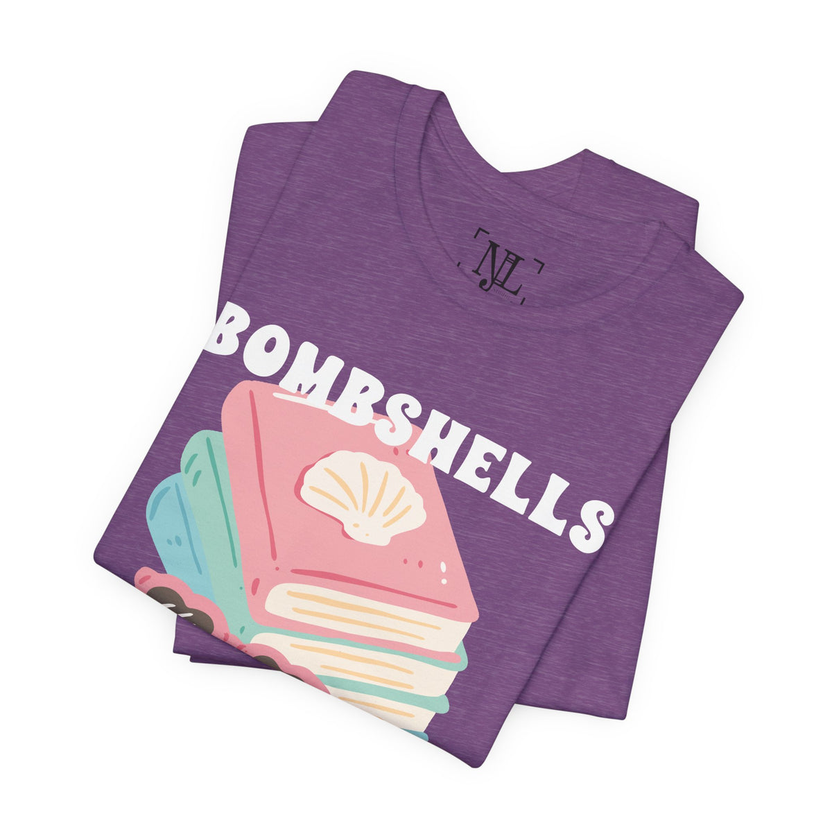 Bombshells Read Books - Bookish Villa Inspired Tee (White Text)
