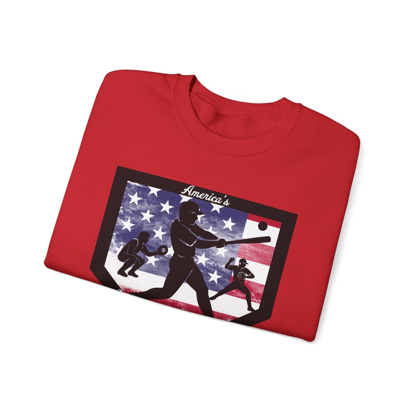 Baseball Home Plate Sweatshirt – America's Favorite Pastime Sweatshirt