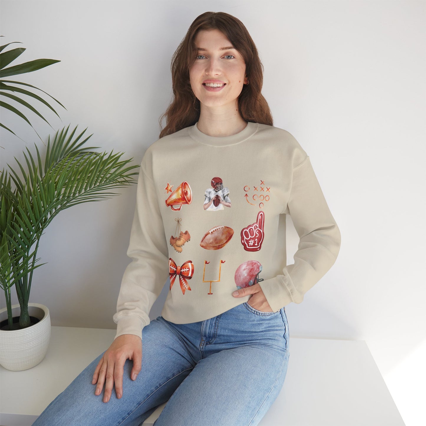 Vintage Football Icons - Graphic Sweatshirt