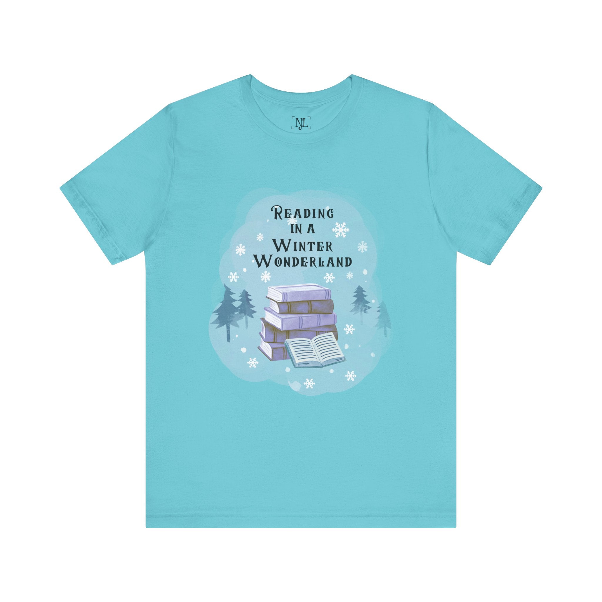 Reading in a Winter Wonderland Short Sleeve Tee