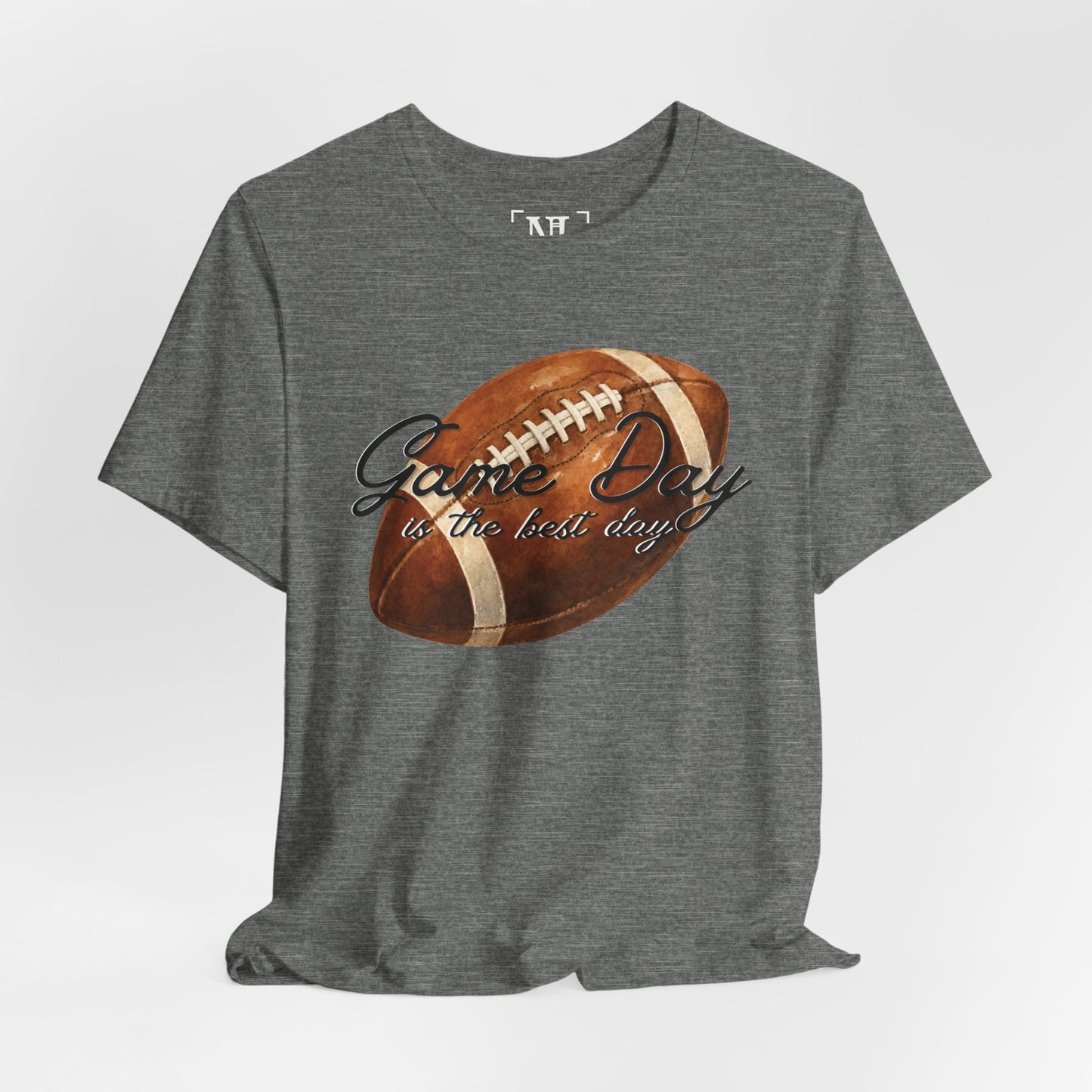 Game Day Football Tee — "Game Day is the best day" Vintage Football Shirt