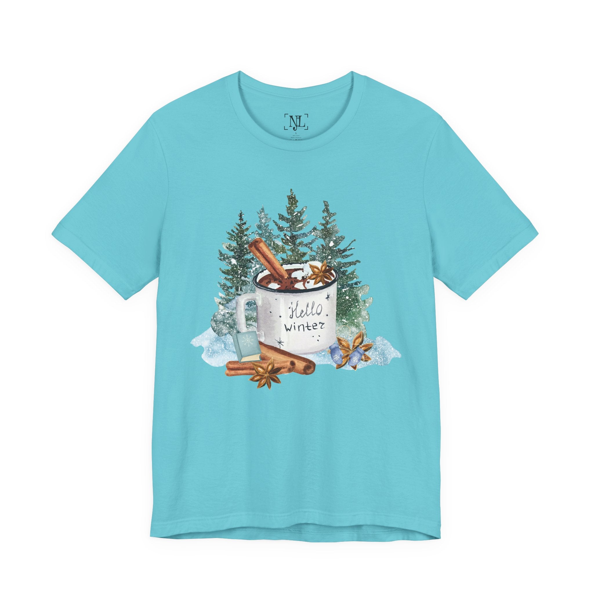 Hello Winter Mug Short Sleeve Tee