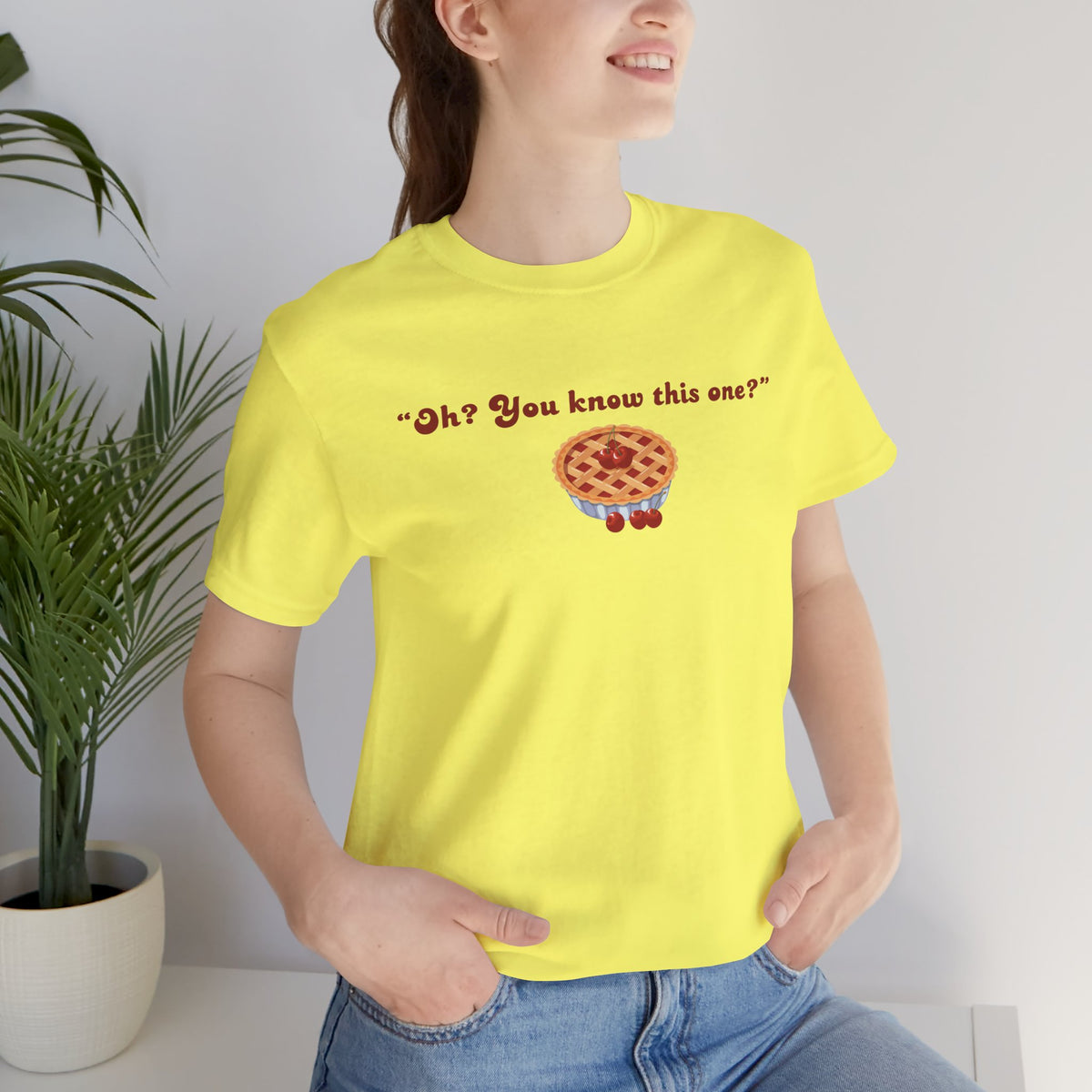 "Oh? You know this one?" Cherry Pie - Hockey Romance Inspired Tee