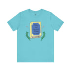 Book Lover's Short Sleeve Tee — “I like to read very much. Perhaps too much.” Graphic