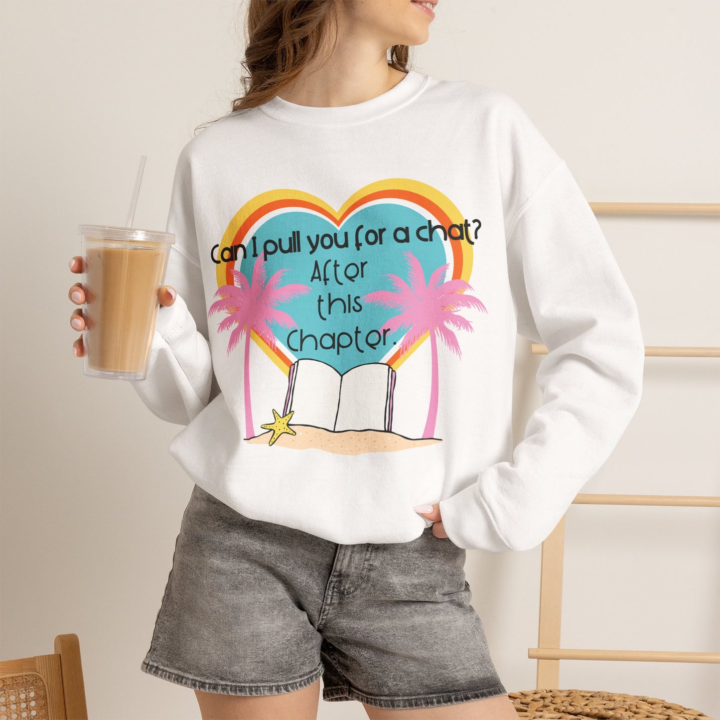 Can I Pull You for a Chat? - Bookish Villa Inspired Crewneck Sweatshirt