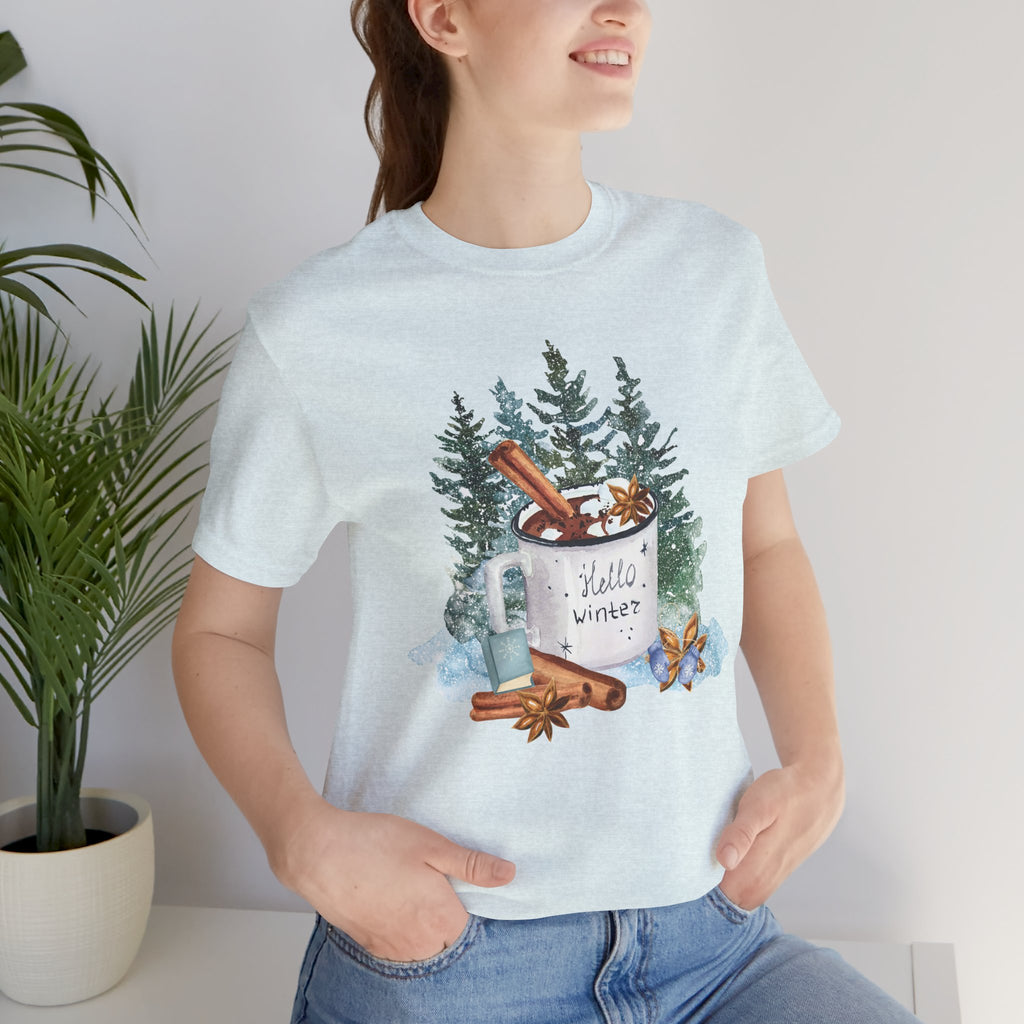 Hello Winter Mug Short Sleeve Tee