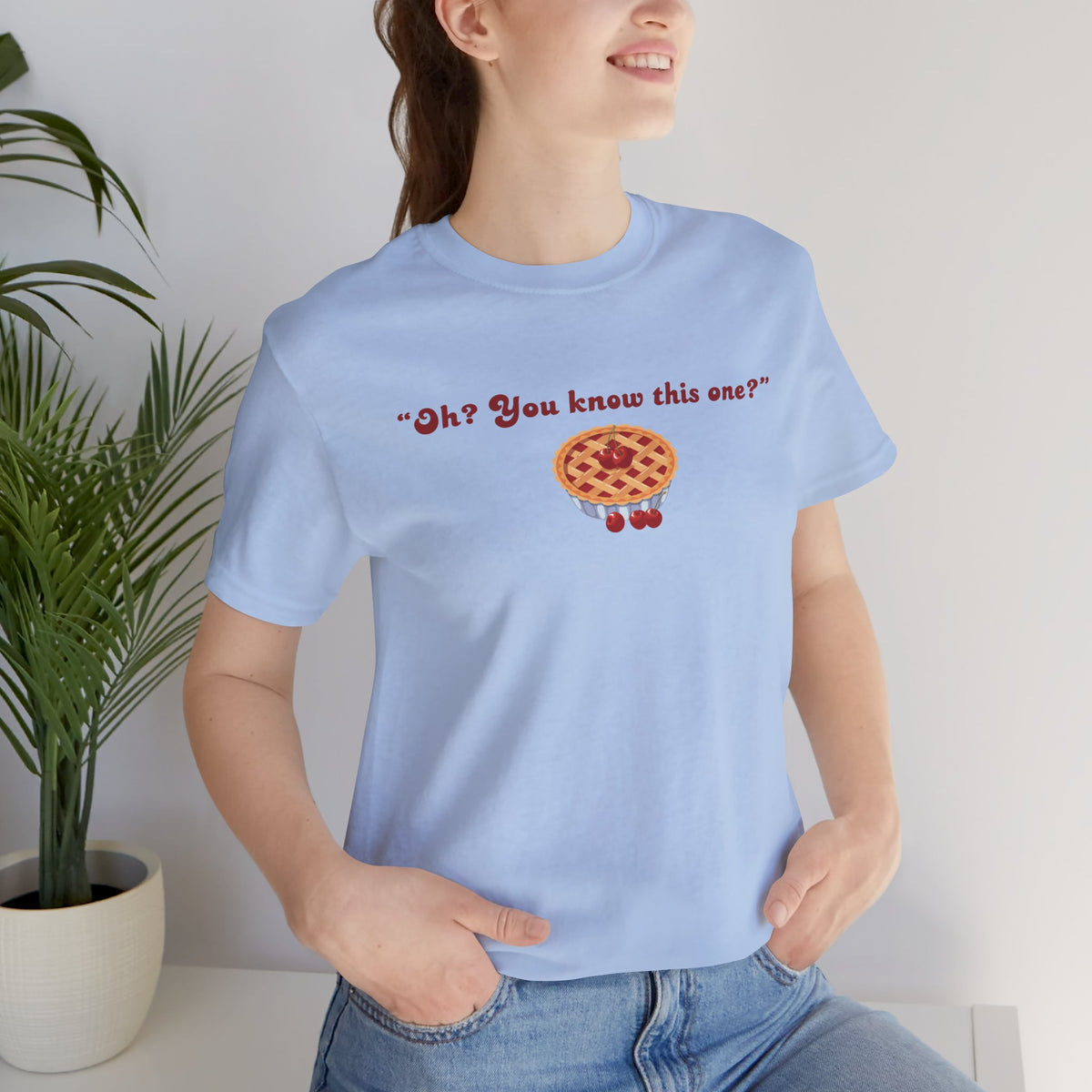 "Oh? You know this one?" Cherry Pie - Hockey Romance Inspired Tee