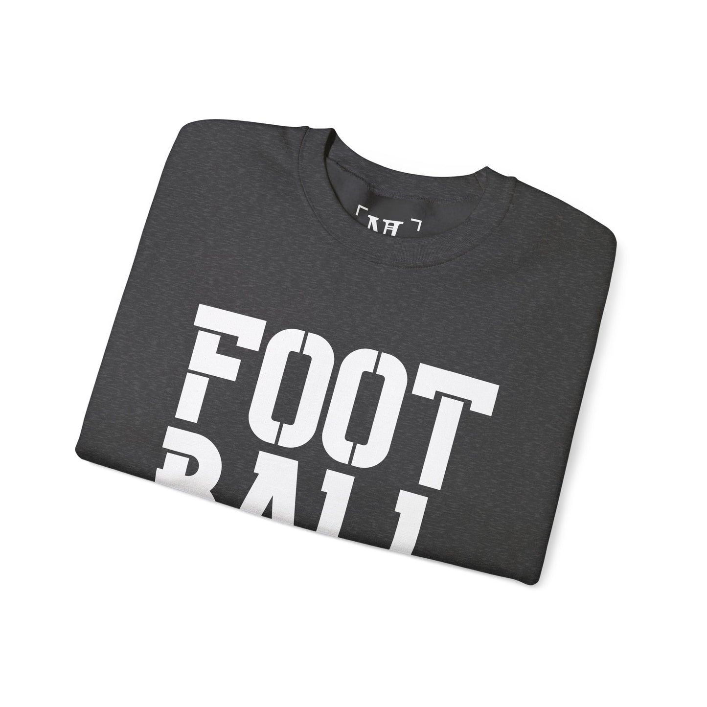 Football Mom Crewneck Sweatshirt (White Text)