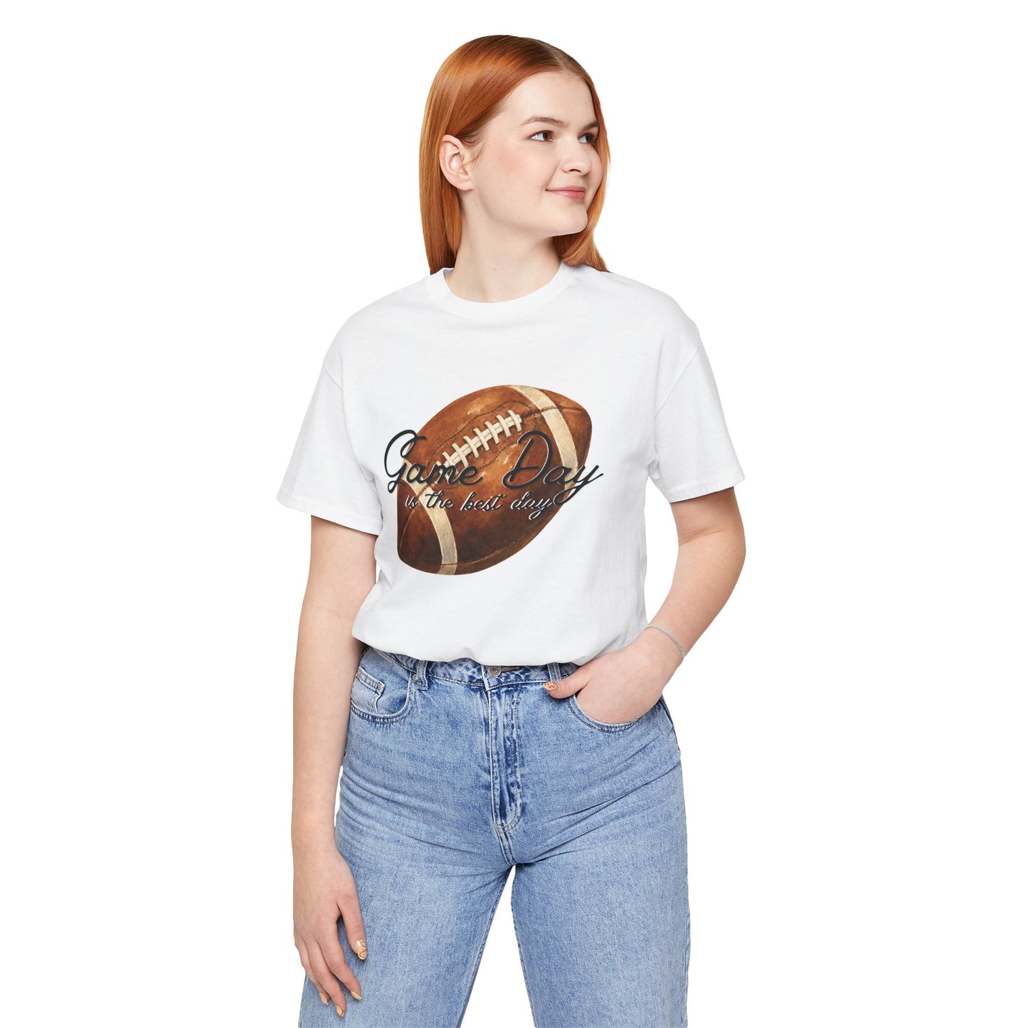 Game Day Football Tee — "Game Day is the best day" Vintage Football Shirt