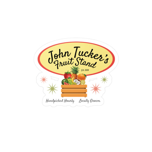 John Tucker's Fruit Stand - Hockey Romance Inspired Kiss-Cut Sticker
