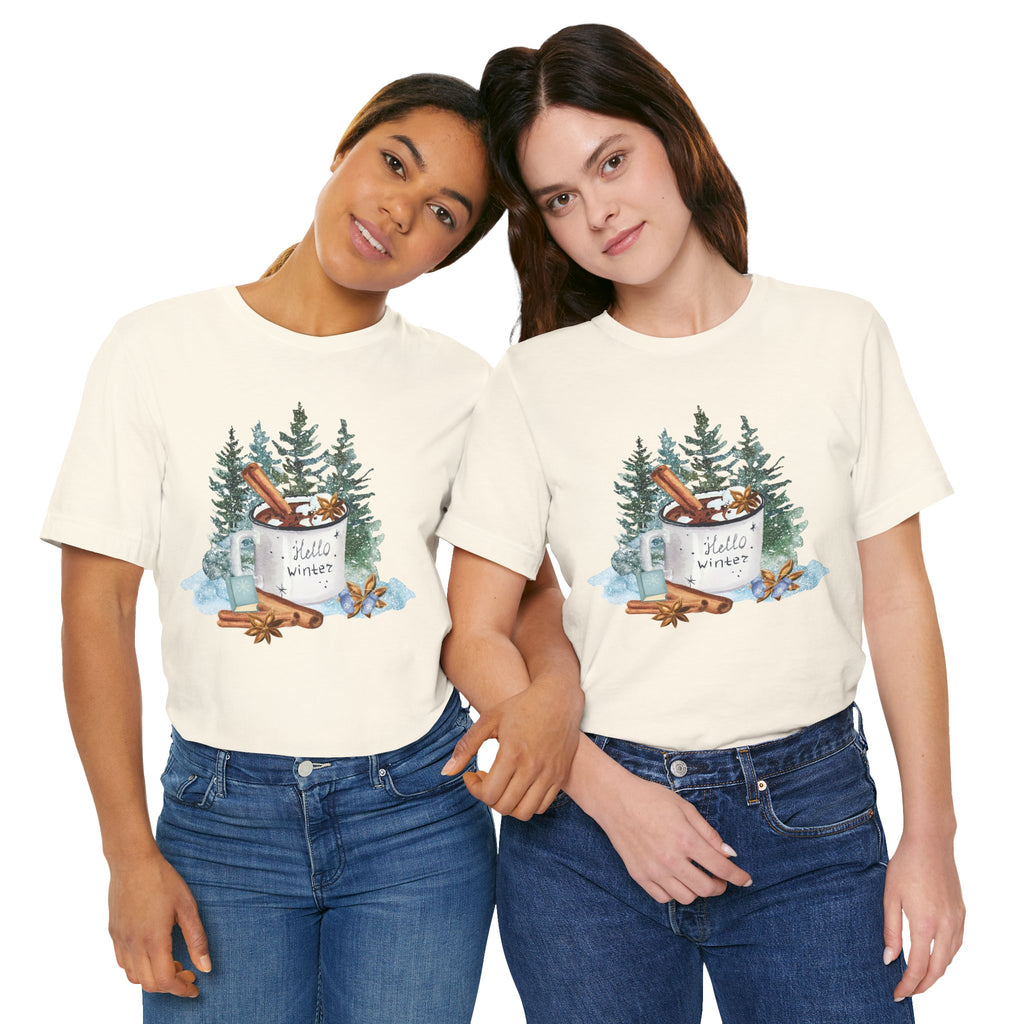 Hello Winter Mug Short Sleeve Tee