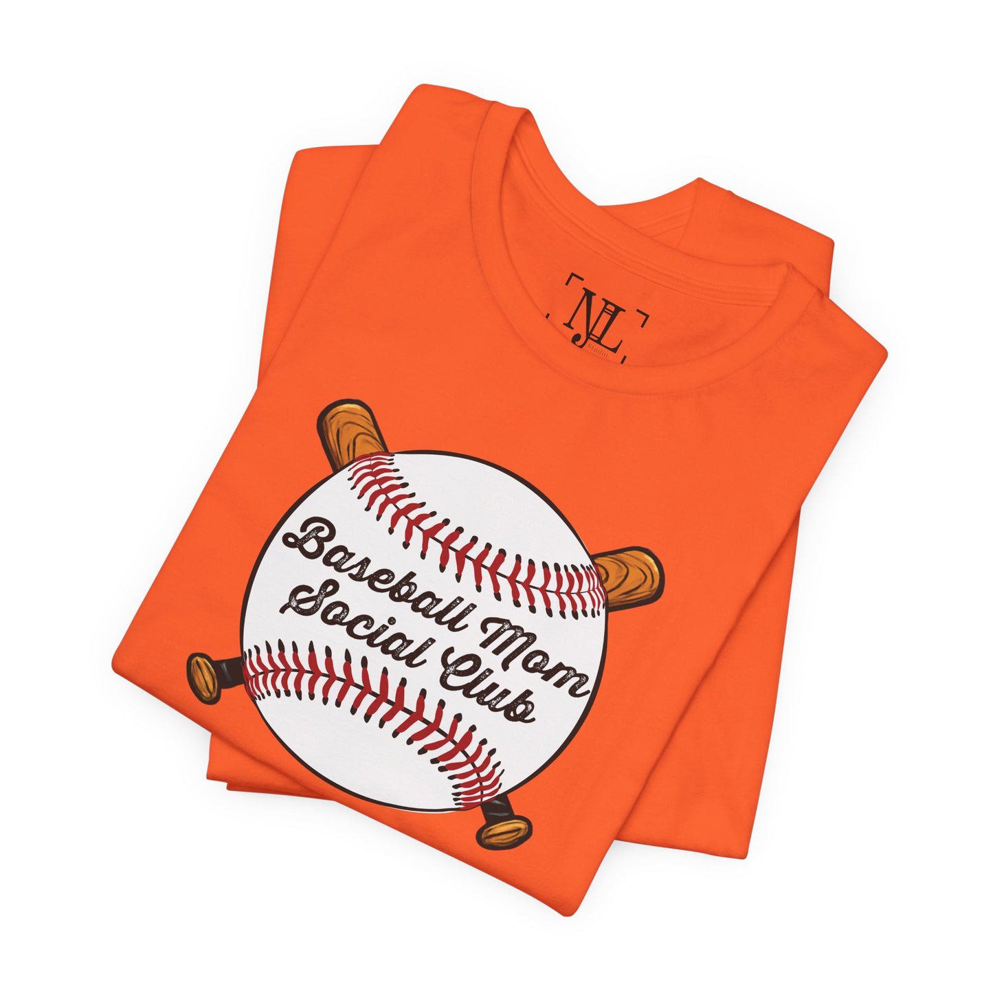 Baseball Mom Social Club Tee — Women’s Baseball Mom T-Shirt