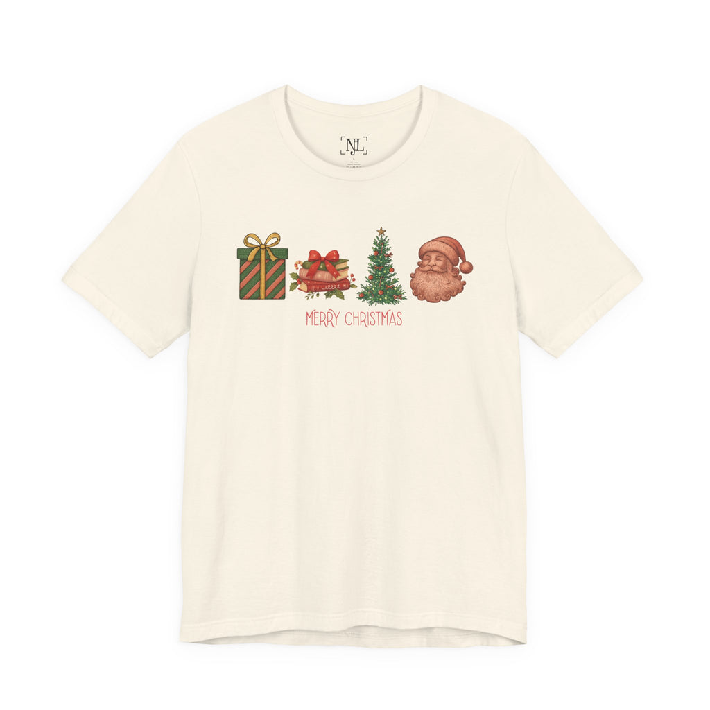Vintage Christmas Icons - Short Sleeve Tee