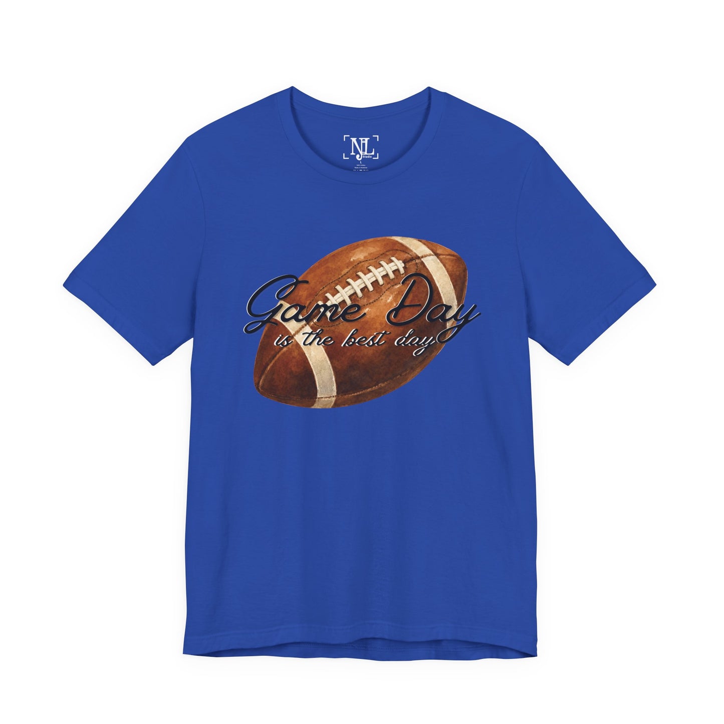 Game Day Football Tee — "Game Day is the best day" Vintage Football Shirt