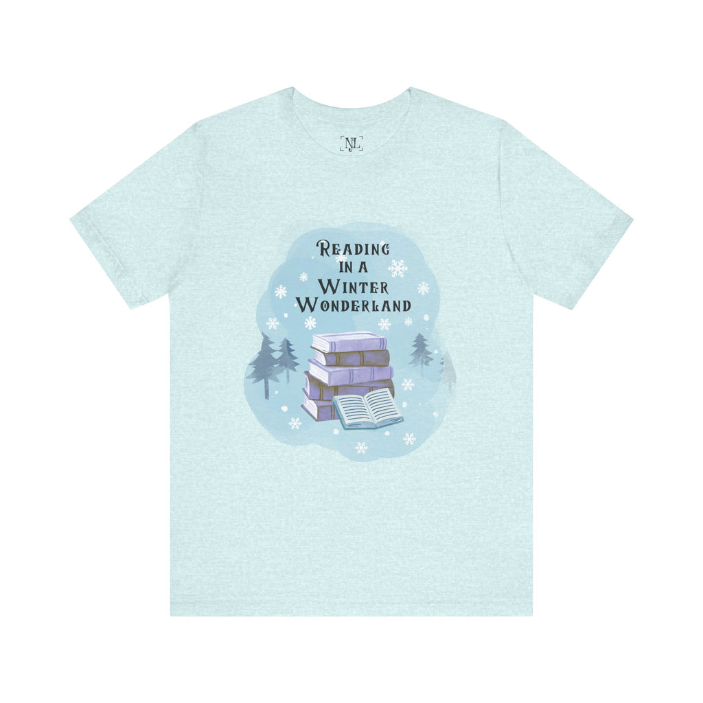 Reading in a Winter Wonderland Short Sleeve Tee