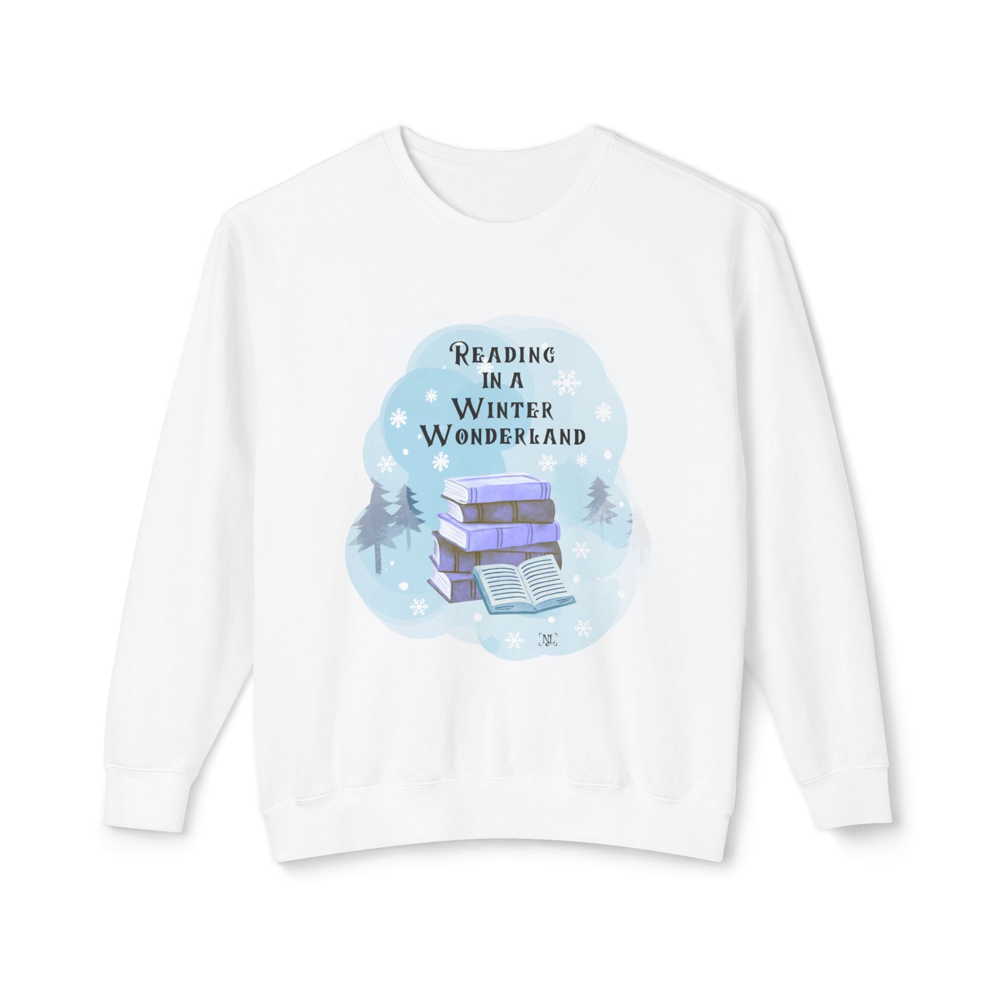 Reading in a Winter Wonderland Crewneck Sweatshirt