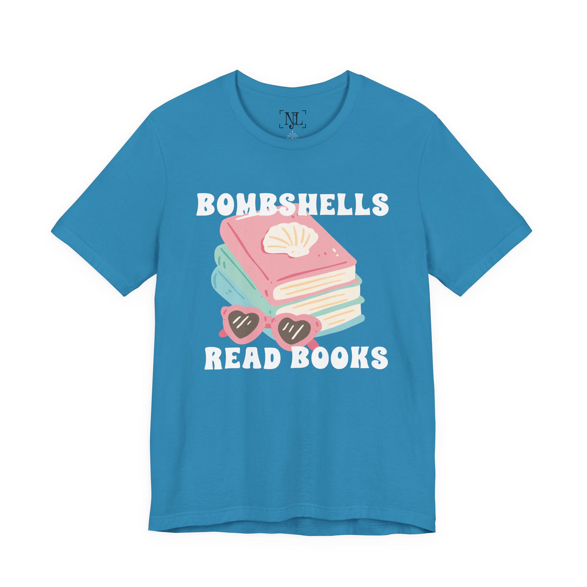 Bombshells Read Books - Bookish Villa Inspired Tee (White Text)