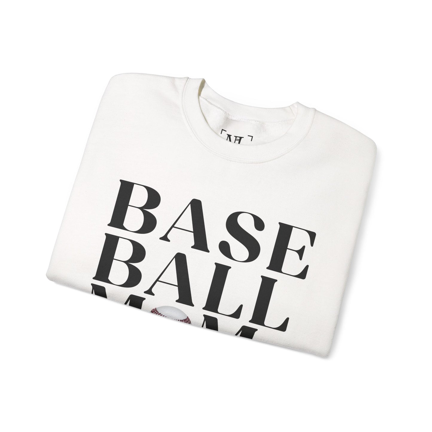 Baseball Mom Crewneck Sweatshirt - Baseball Graphic Pullover for Moms