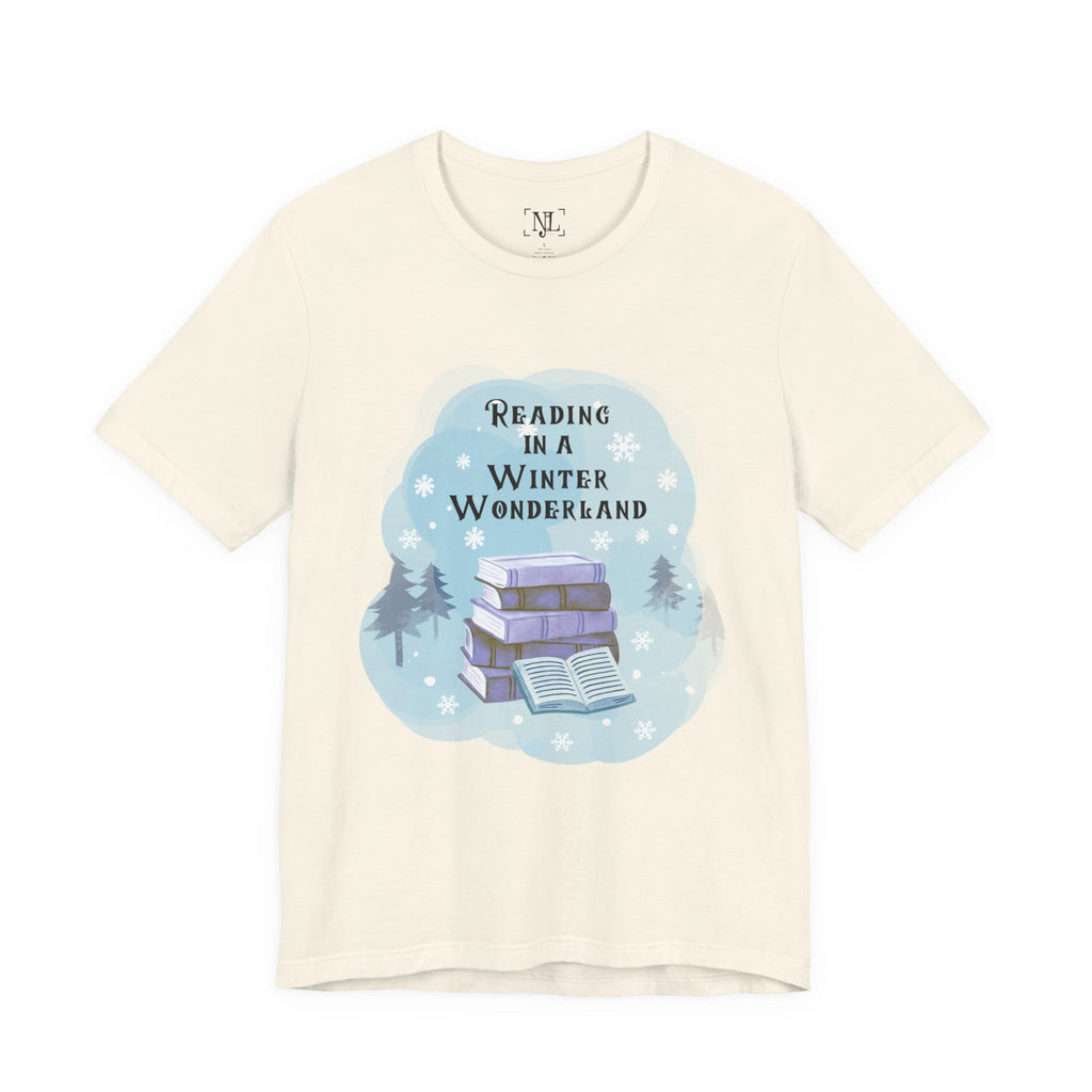 Reading in a Winter Wonderland Short Sleeve Tee