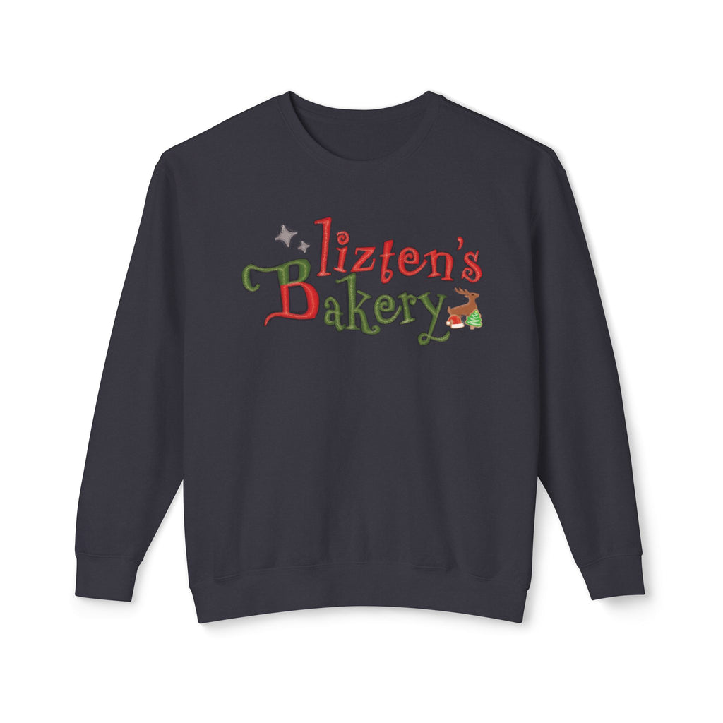 Blitzen's Bakery Crewneck Christmas Sweatshirt