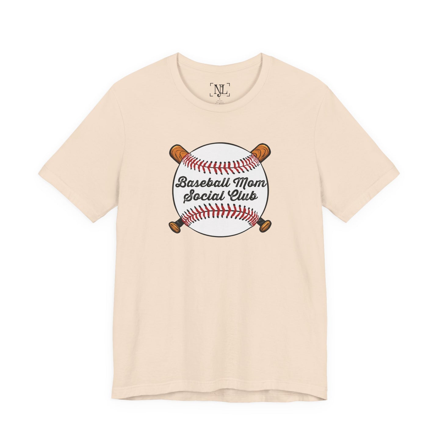 Baseball Mom Social Club Tee — Women’s Baseball Mom T-Shirt