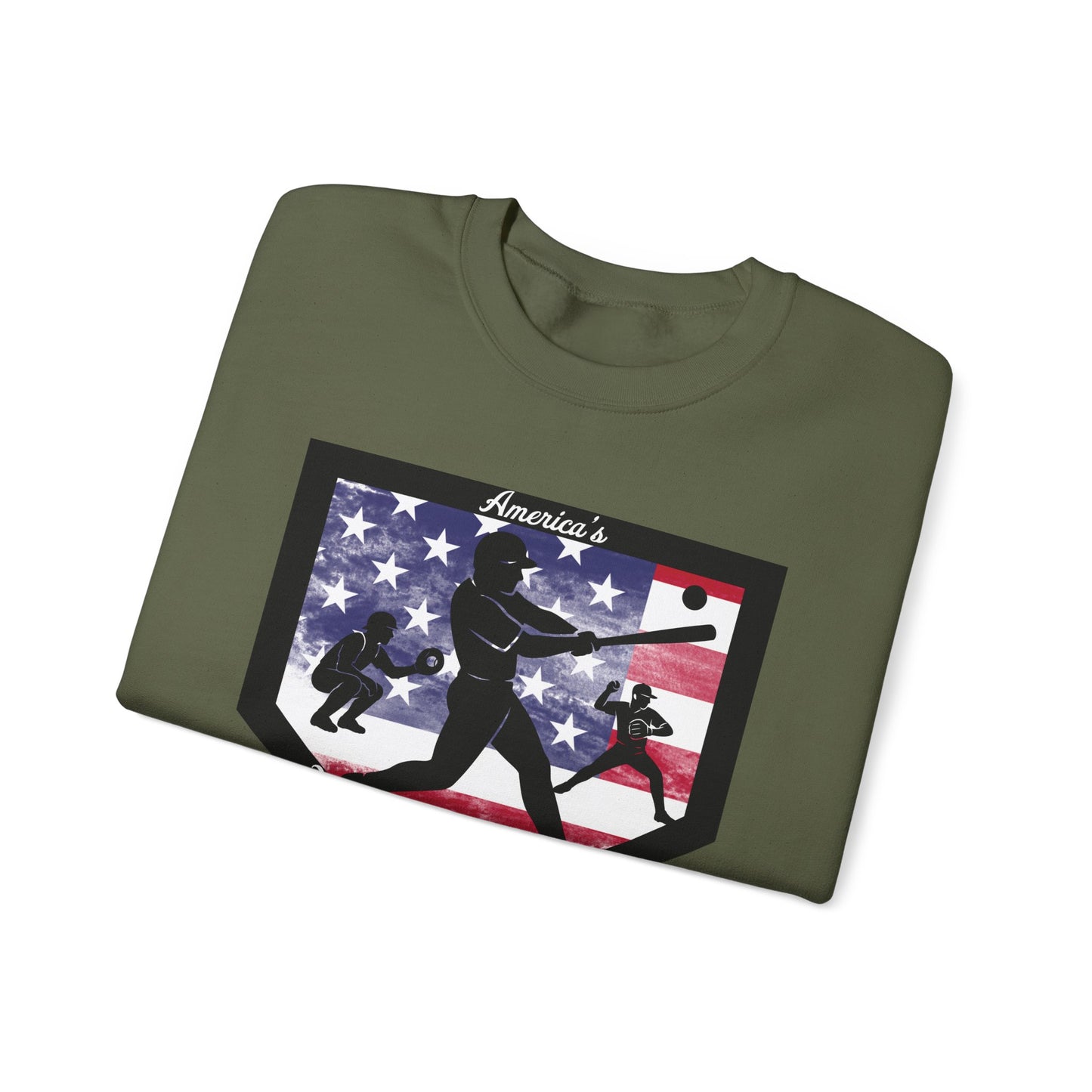 Baseball Home Plate Sweatshirt – America's Favorite Pastime Sweatshirt
