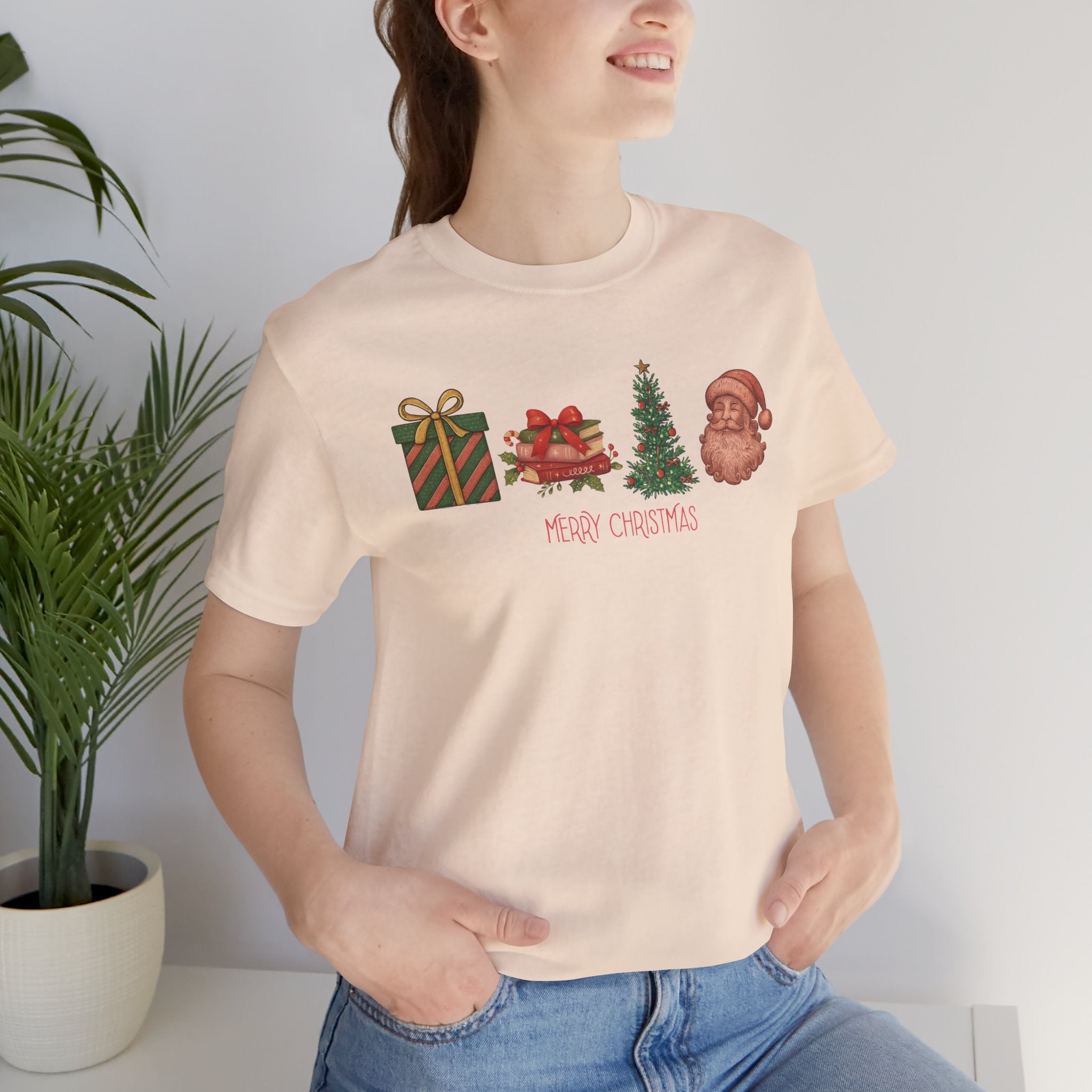 Vintage Christmas Icons - Short Sleeve Tee
