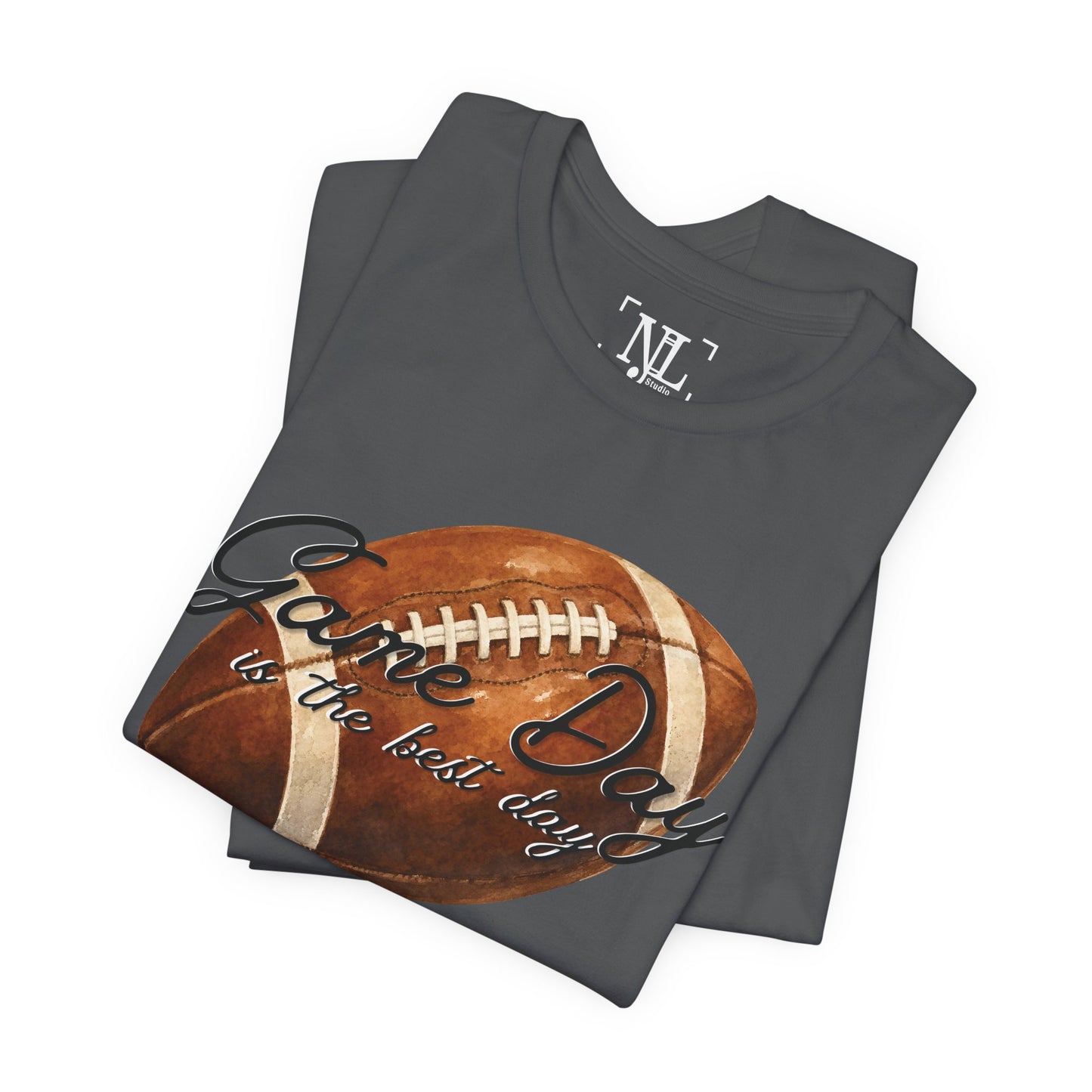 Game Day Football Tee — "Game Day is the best day" Vintage Football Shirt