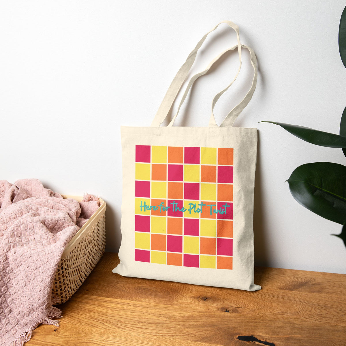 Here for the Plot Twist - Bookish Villa Inspired Tote