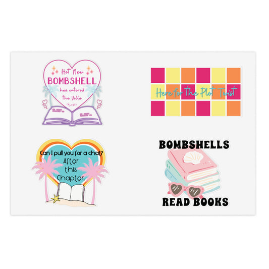 The Bookish Villa Collection - Die Cut Sticker Sheet