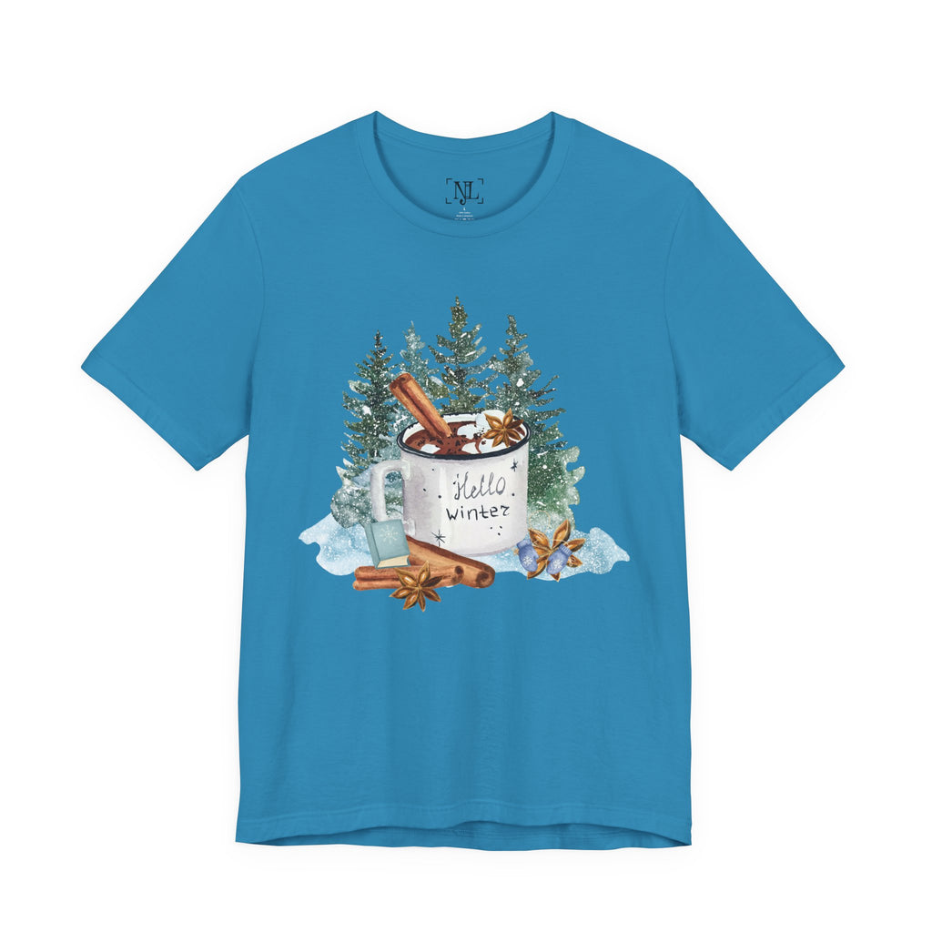 Hello Winter Mug Short Sleeve Tee