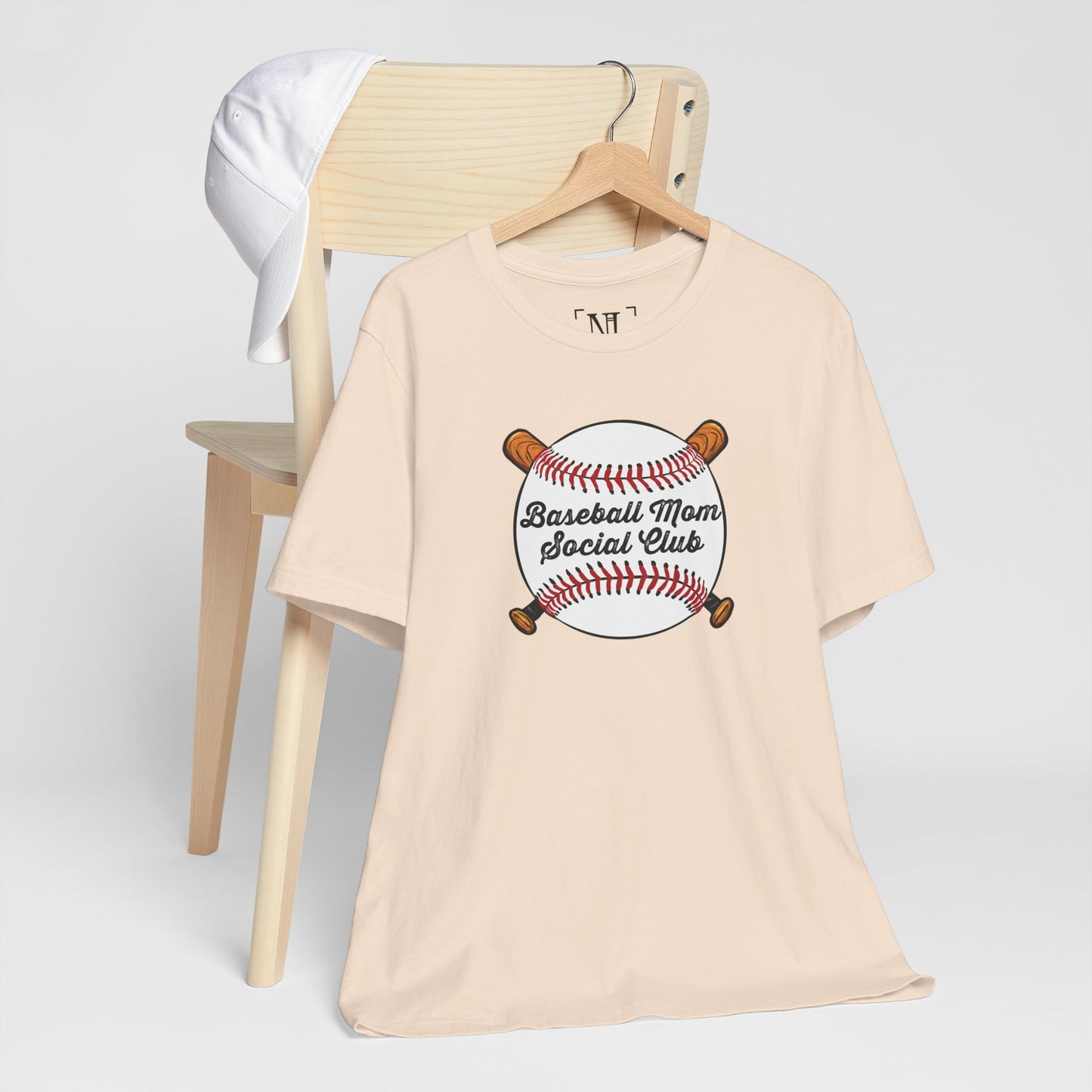 Baseball Mom Social Club Tee — Women’s Baseball Mom T-Shirt