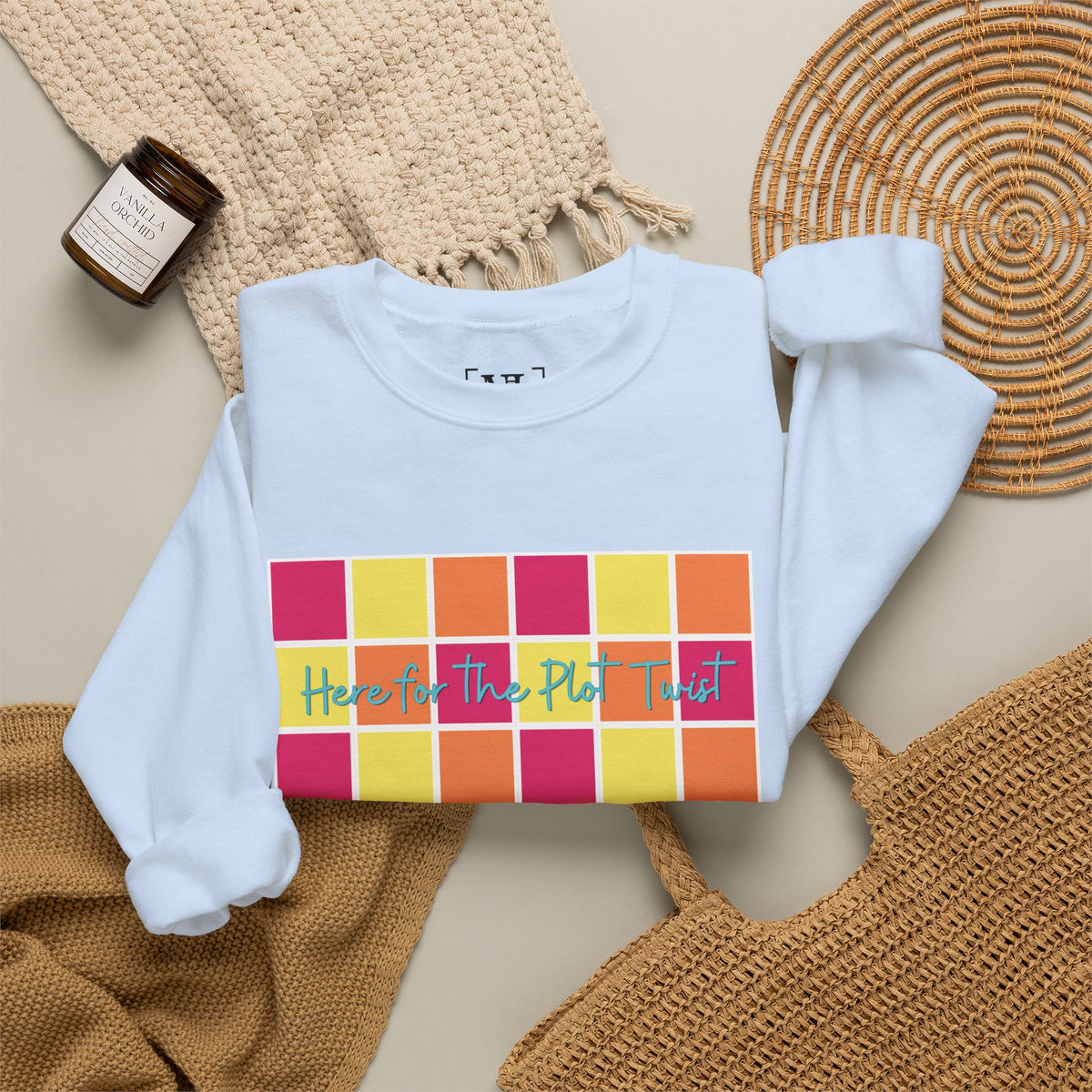 Here for the Plot Twist - Bookish Villa Inspired Sweatshirt