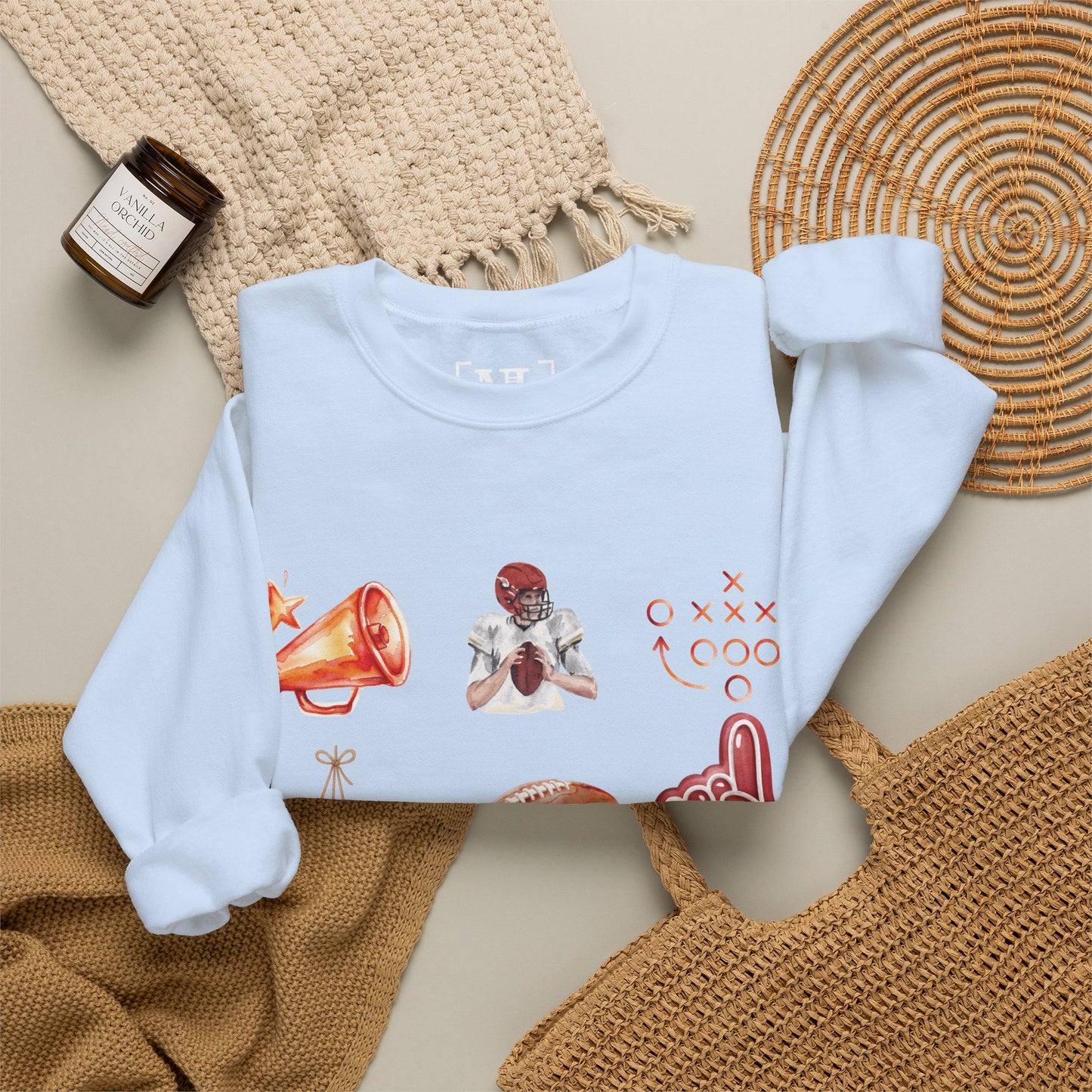 Vintage Football Icons - Graphic Sweatshirt