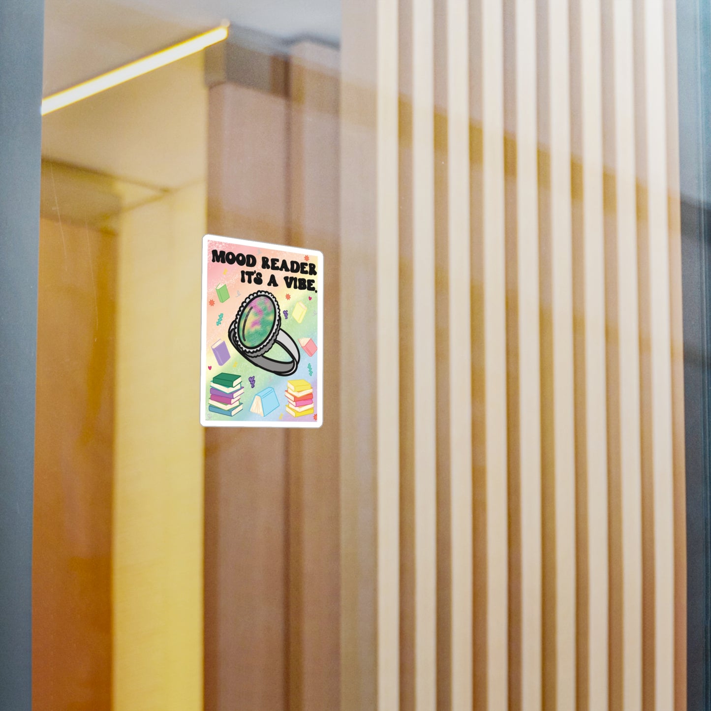 Mood Reader It's a Vibe. Sticker —  Kiss-Cut Vinyl Decal (without Genres)